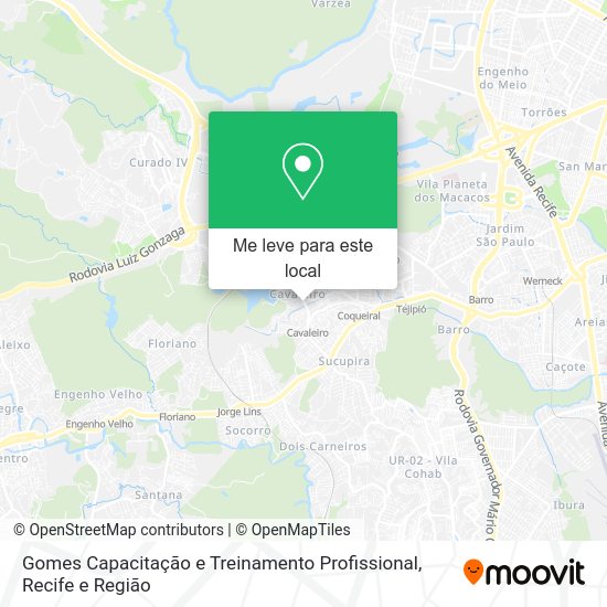 Gomes Capacitação e Treinamento Profissional mapa