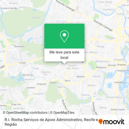 R.I. Rocha Serviços de Apoio Administrativo mapa