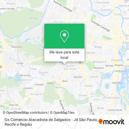Gs Comércio Atacadista de Salgados - Jd São Paulo mapa