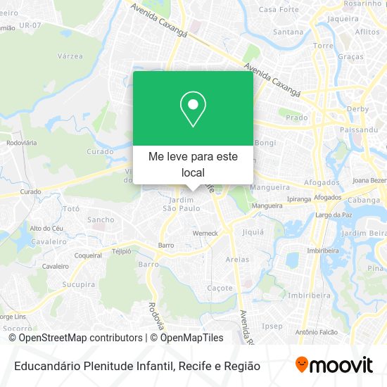 Educandário Plenitude Infantil mapa