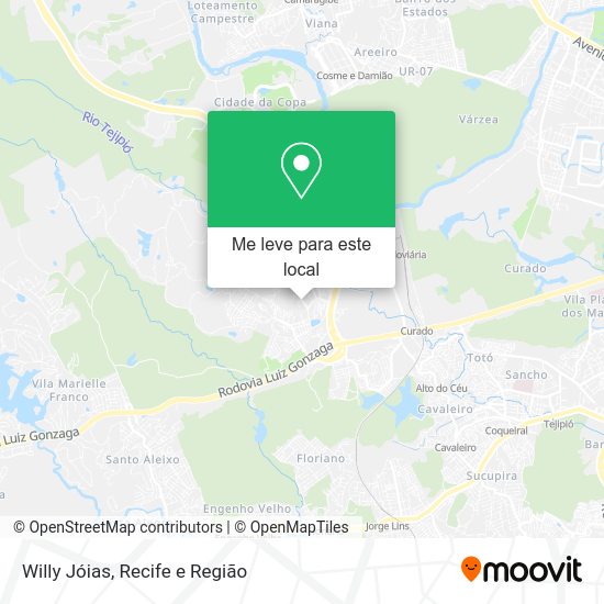 Willy Jóias mapa