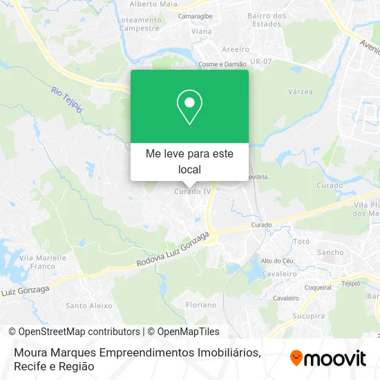 Moura Marques Empreendimentos Imobiliários mapa
