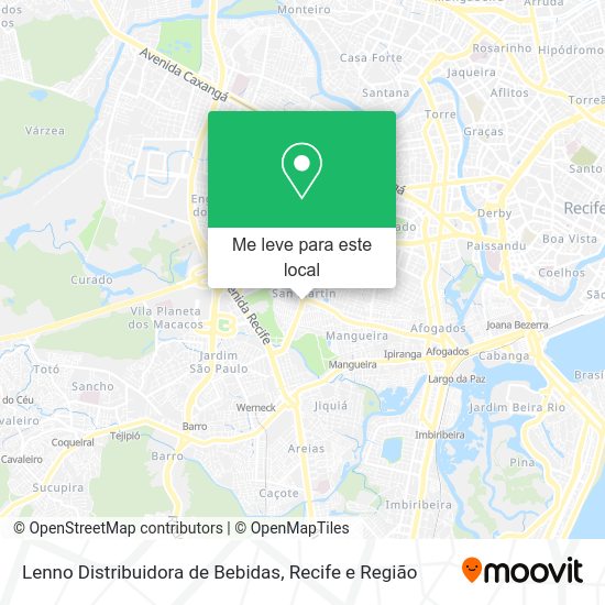 Lenno Distribuidora de Bebidas mapa