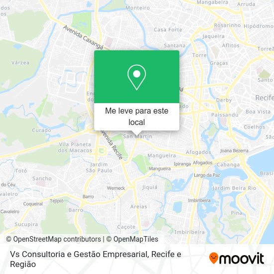 Vs Consultoria e Gestão Empresarial mapa
