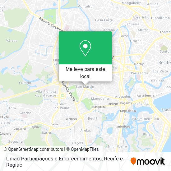 Uniao Participações e Empreendimentos mapa