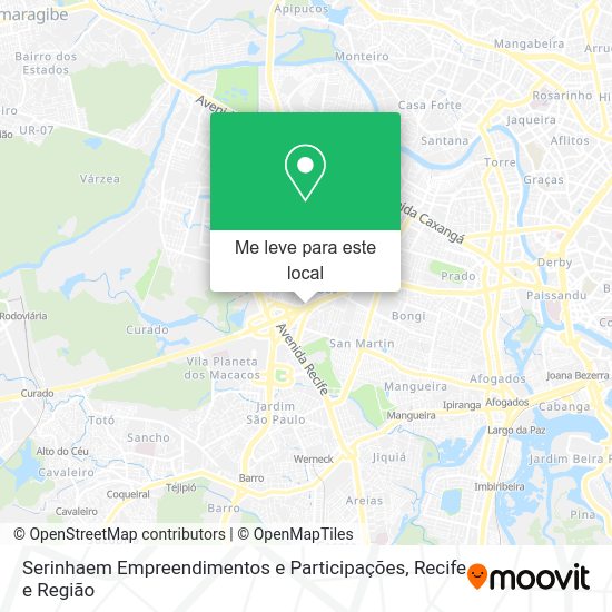 Serinhaem Empreendimentos e Participações mapa