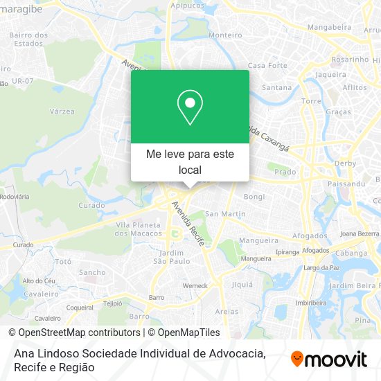 Ana Lindoso Sociedade Individual de Advocacia mapa