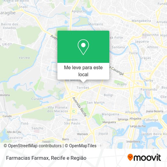 Farmacias Farmax mapa