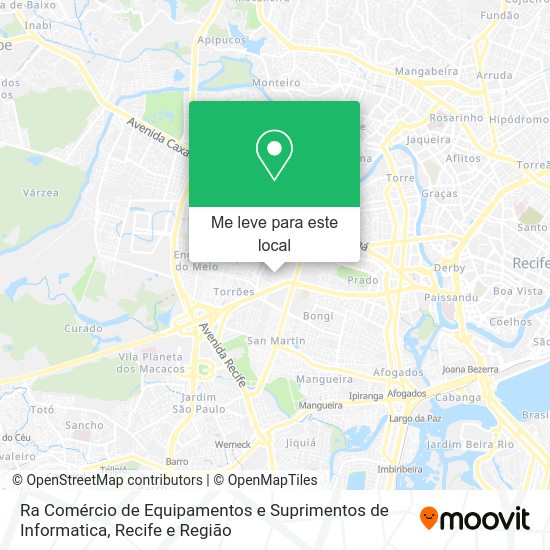 Ra Comércio de Equipamentos e Suprimentos de Informatica mapa