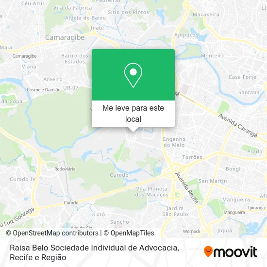 Raisa Belo Sociedade Individual de Advocacia mapa