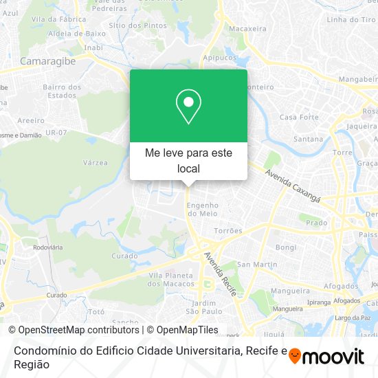 Condomínio do Edificio Cidade Universitaria mapa