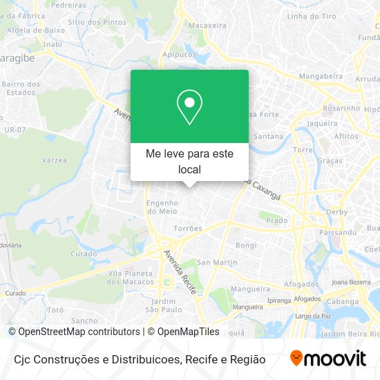 Cjc Construções e Distribuicoes mapa