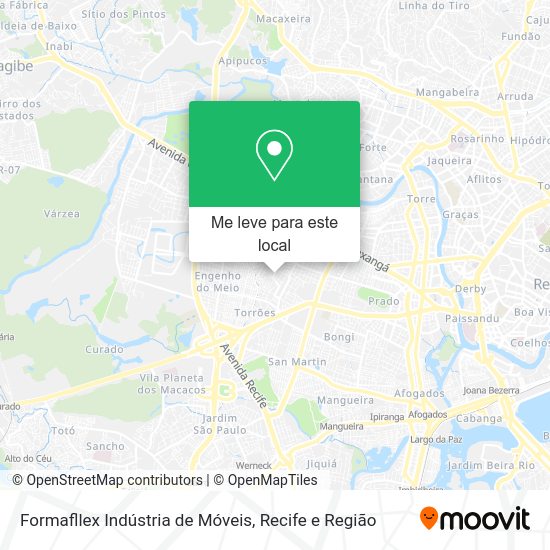 Formafllex Indústria de Móveis mapa