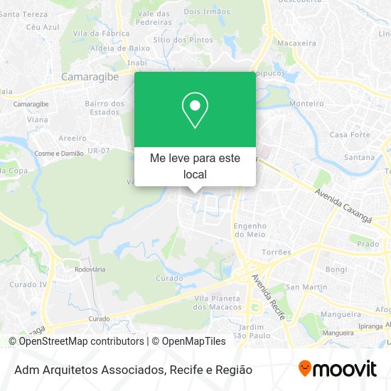 Adm Arquitetos Associados mapa