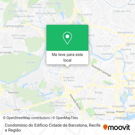Condomínio do Edificio Cidade de Barcelona mapa