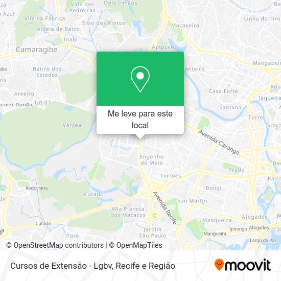 Cursos de Extensão - Lgbv mapa