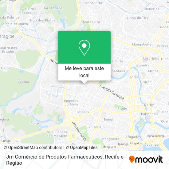 Jm Comércio de Produtos Farmaceuticos mapa