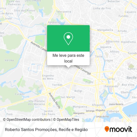 Roberto Santos Promoções mapa