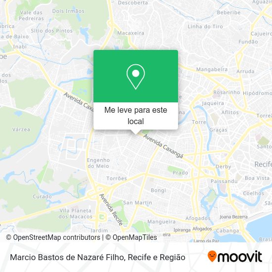 Marcio Bastos de Nazaré Filho mapa