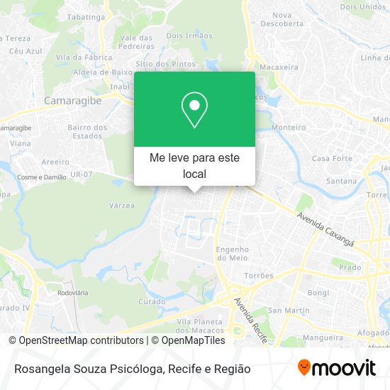 Rosangela Souza Psicóloga mapa