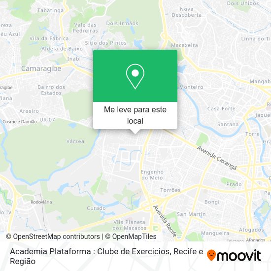 Academia Plataforma : Clube de Exercicios mapa