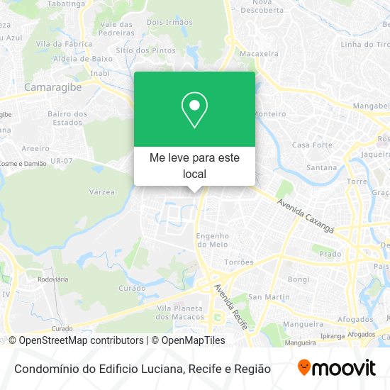 Condomínio do Edificio Luciana mapa