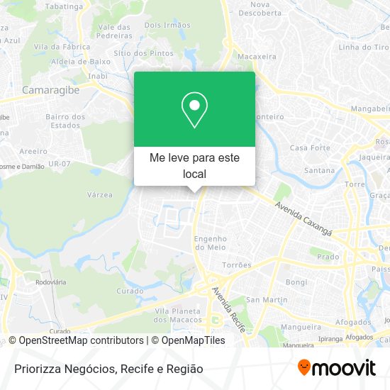 Priorizza Negócios mapa