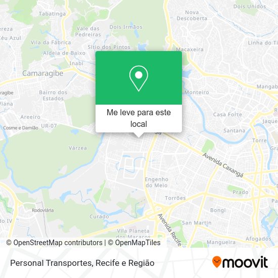 Personal Transportes mapa