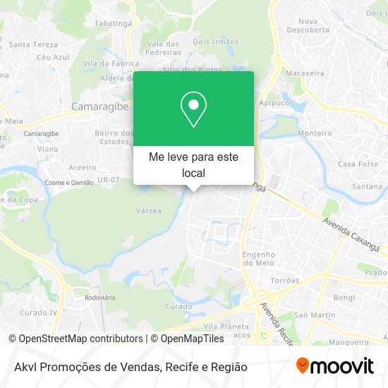 Akvl Promoções de Vendas mapa