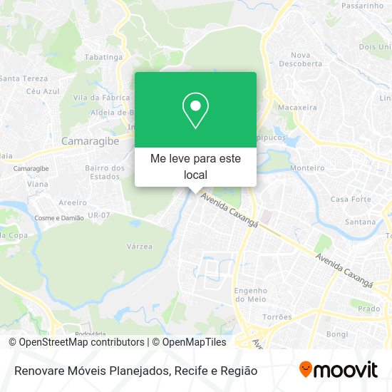 Renovare Móveis Planejados mapa
