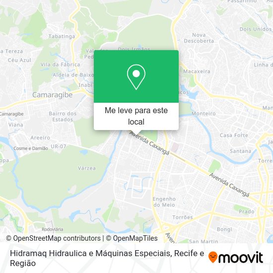 Hidramaq Hidraulica e Máquinas Especiais mapa