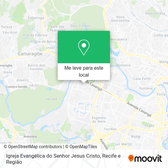 Igreja Evangélica do Senhor Jesus Cristo mapa