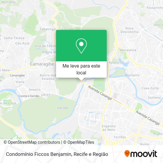 Condomínio Ficcos Benjamin mapa
