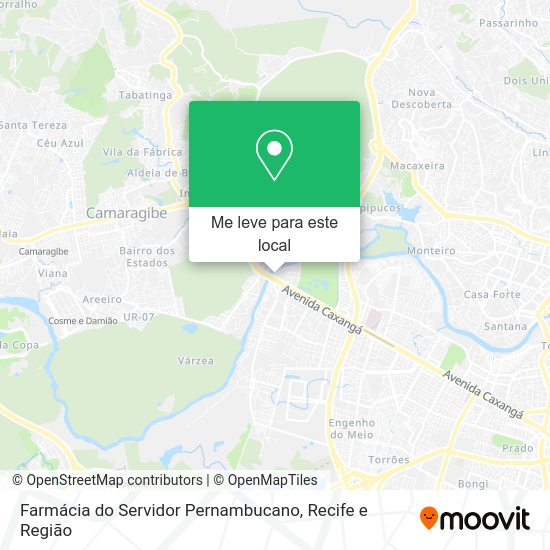 Farmácia do Servidor Pernambucano mapa