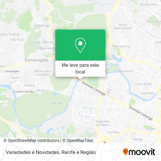 Variedades e Novidades mapa