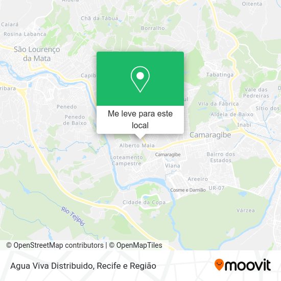 Agua Viva Distribuido mapa