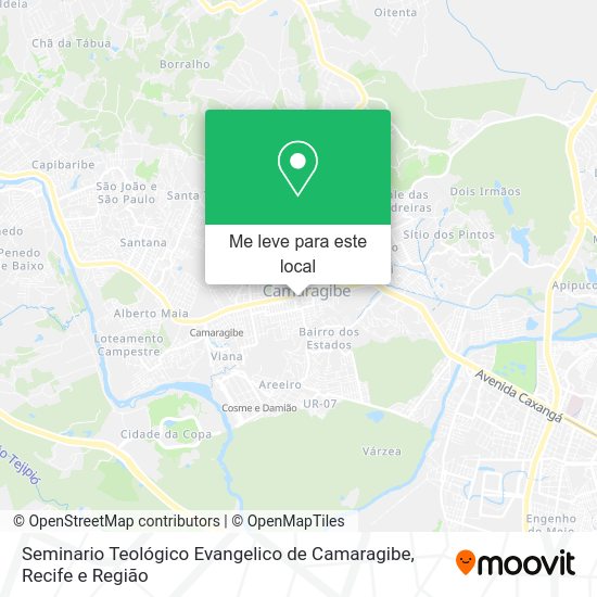 Seminario Teológico Evangelico de Camaragibe mapa