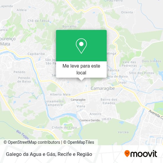 Galego da Agua e Gás mapa