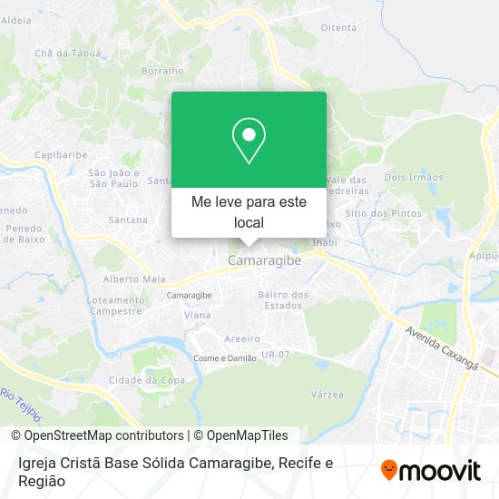 Igreja Cristã Base Sólida Camaragibe mapa