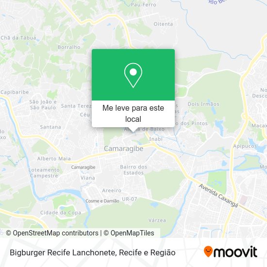 Bigburger Recife Lanchonete mapa