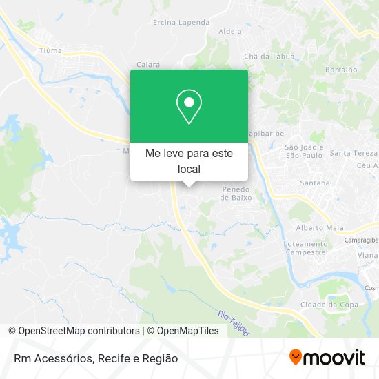 Rm Acessórios mapa