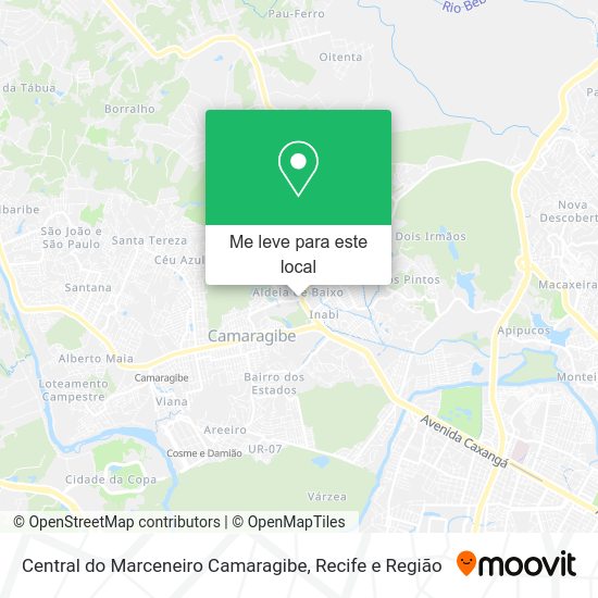Central do Marceneiro Camaragibe mapa