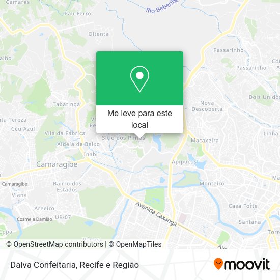 Dalva Confeitaria mapa