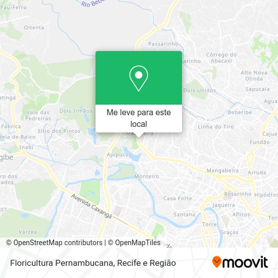 Floricultura Pernambucana mapa