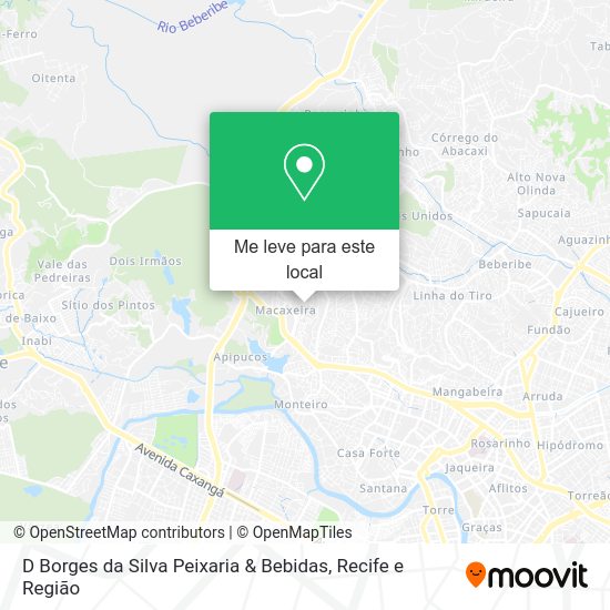 D Borges da Silva Peixaria & Bebidas mapa