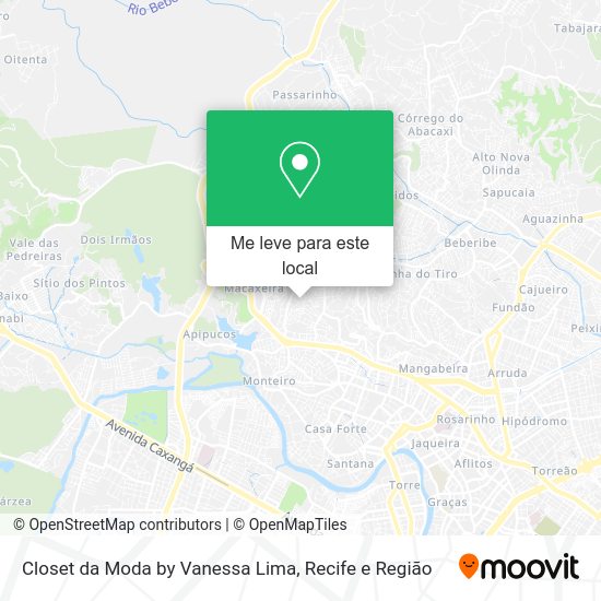 Closet da Moda by Vanessa Lima mapa