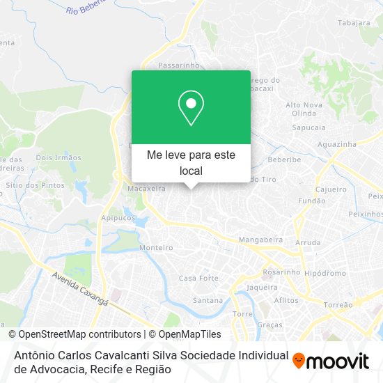 Antônio Carlos Cavalcanti Silva Sociedade Individual de Advocacia mapa