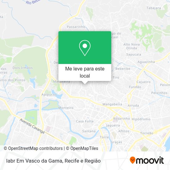 Iabr Em Vasco da Gama mapa