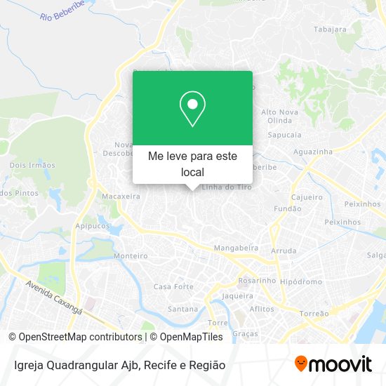 Igreja Quadrangular Ajb mapa