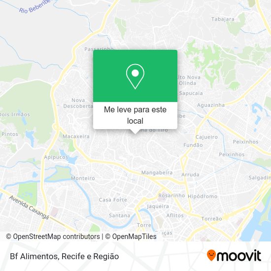 Bf Alimentos mapa